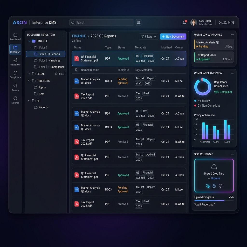 AccordVault Enterprise Document Workspace Preview